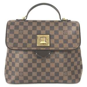 LOUIS VUITTON Authentic Brown Damier Canvas Shoulder Bag